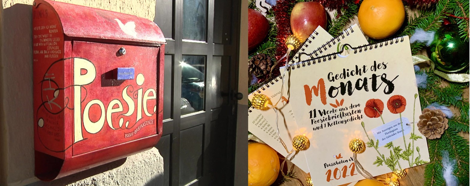 Poesiebrifkasten und Kalender
