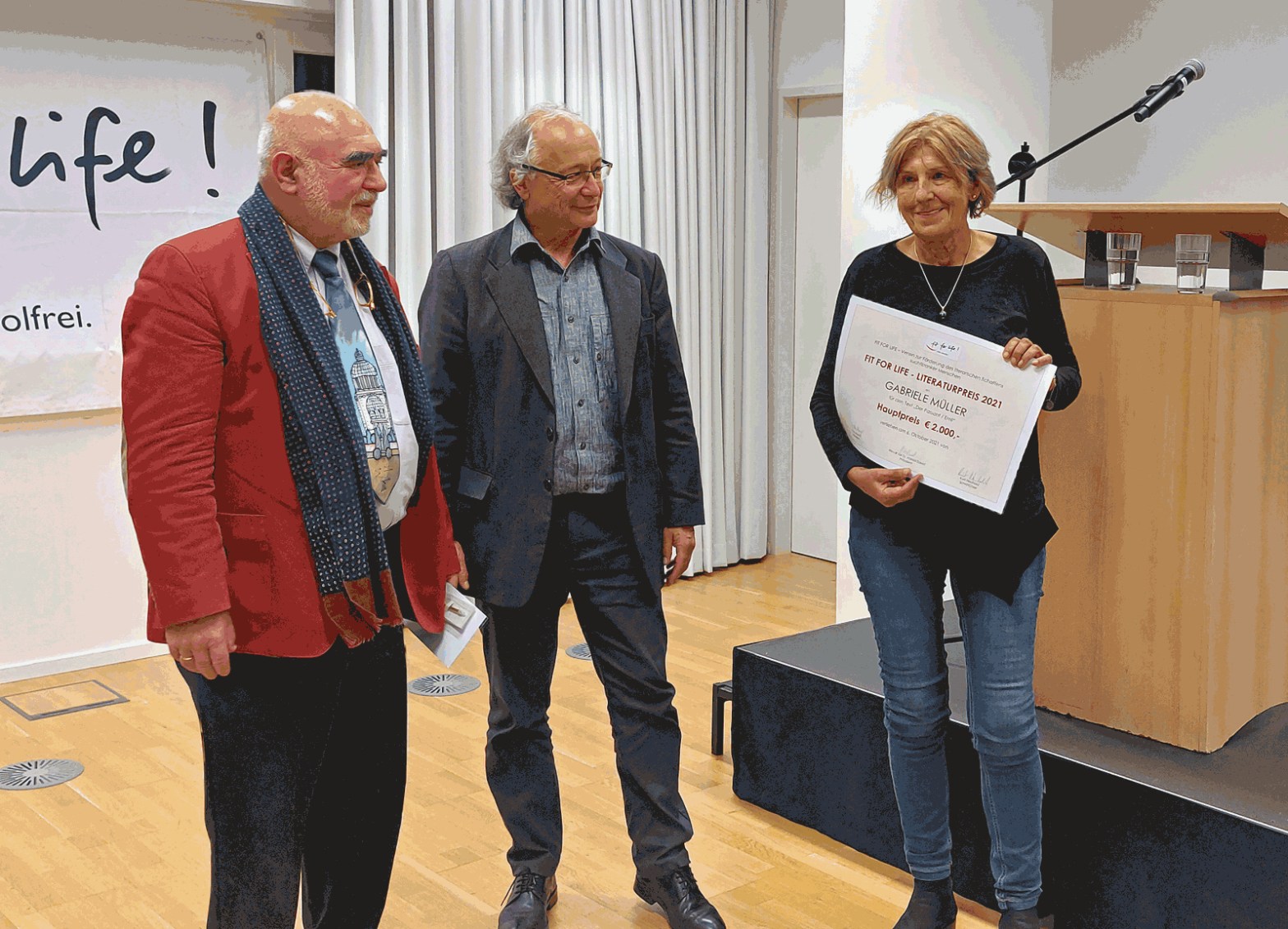 Preisverleihung an Gabriele Müller