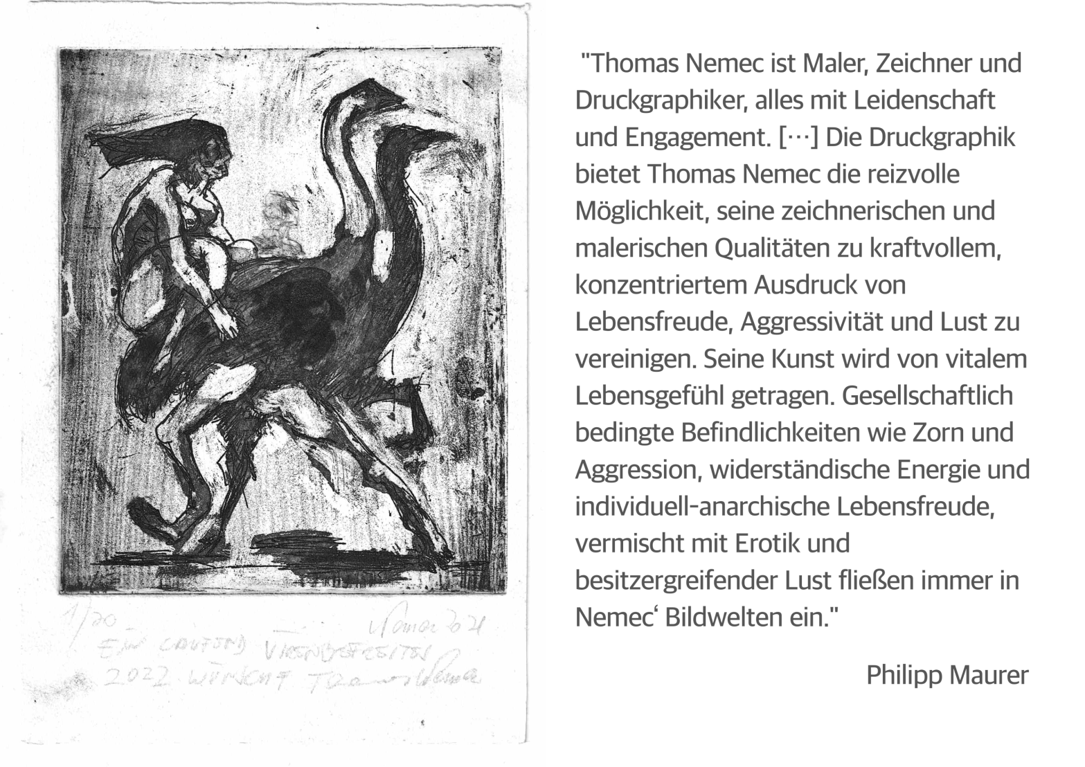 Thomas Nemec: Druckgrafik 2022