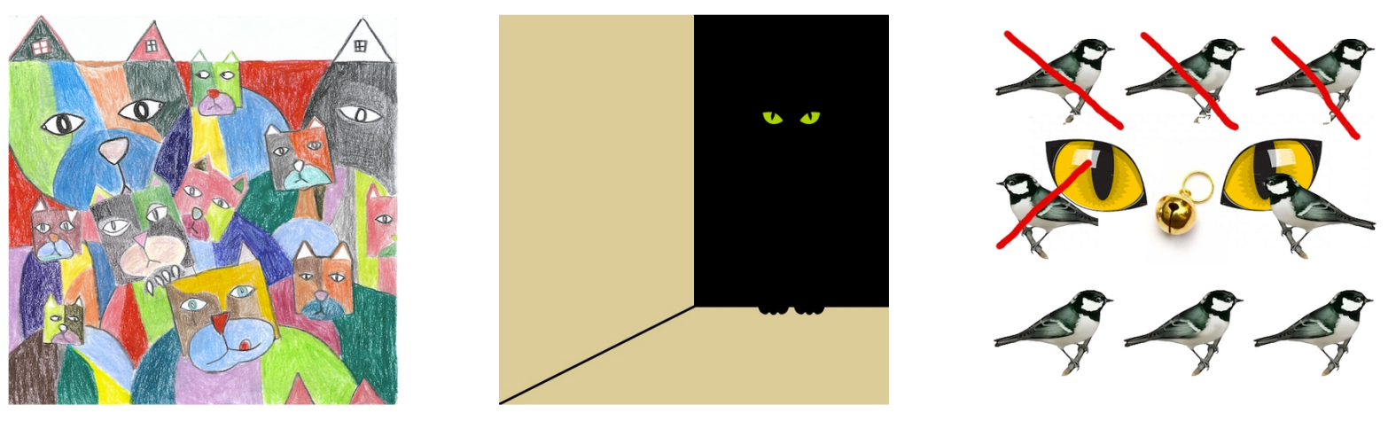 Cats by Gabriele Müller, Ervin Zsubori and Gerald Jatzek