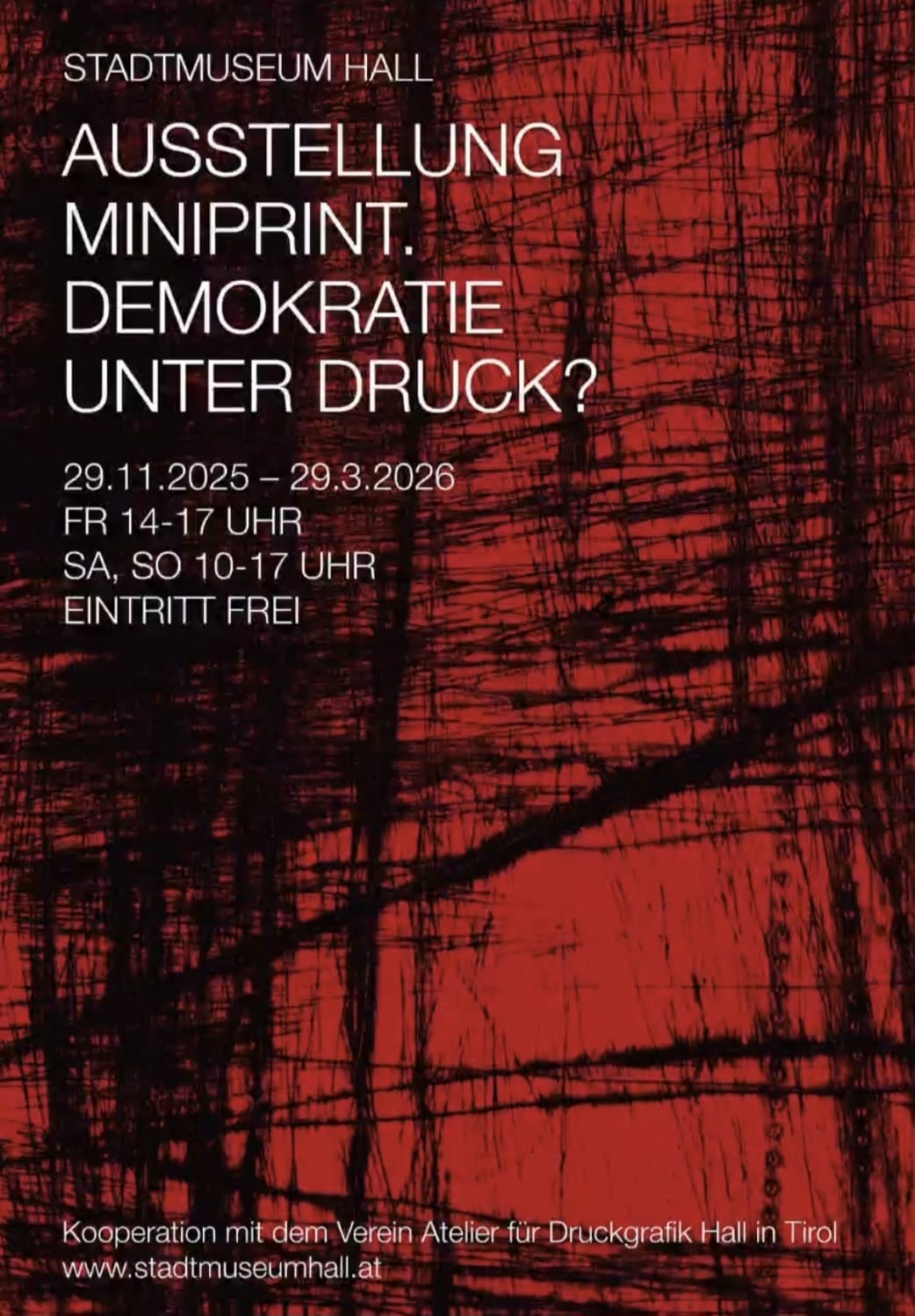 Plakat der Ausstellung