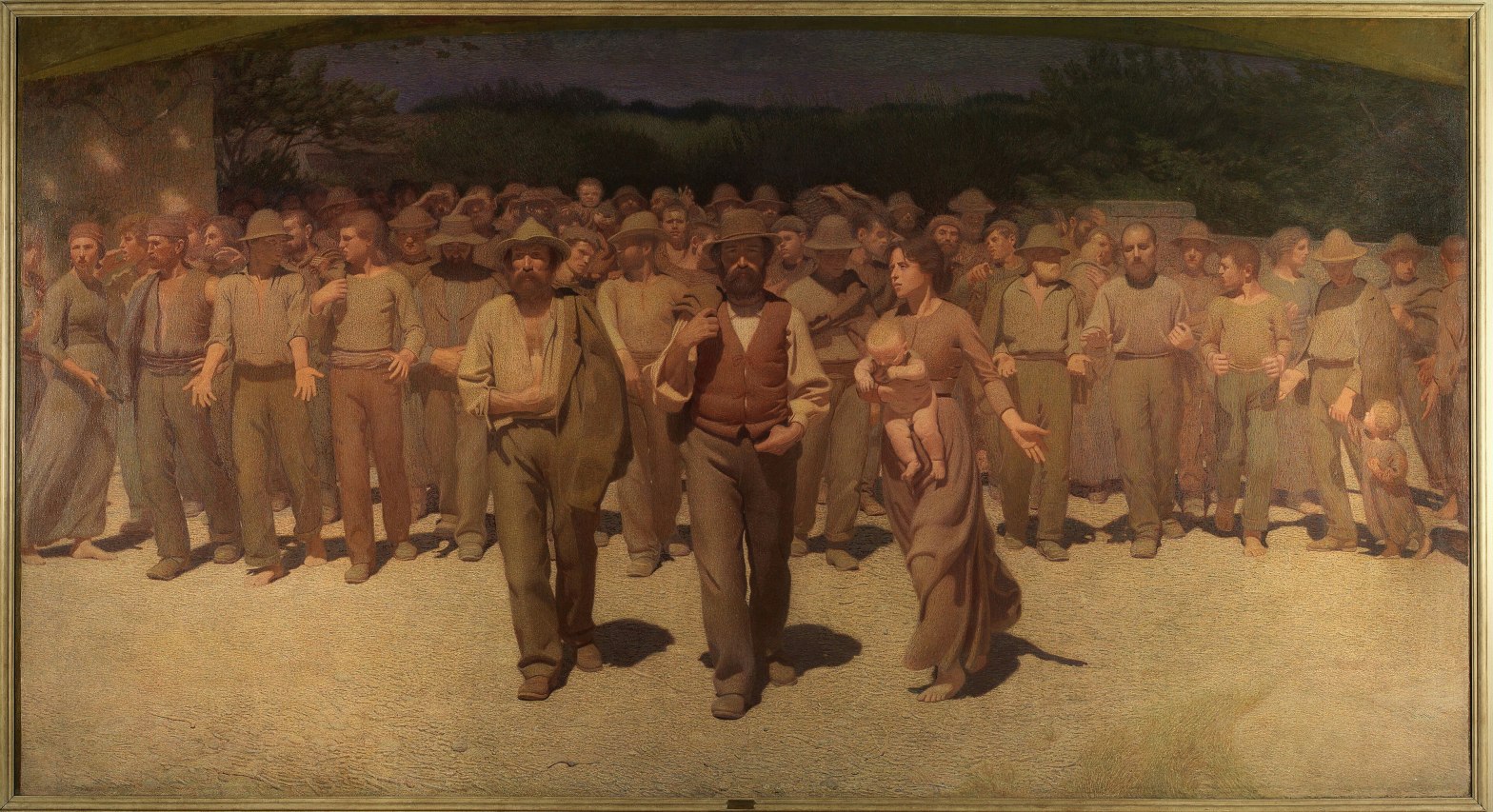 Il Quarto Stato (Der vierte Stand) (Giuseppe Pellizza da Volpedo
