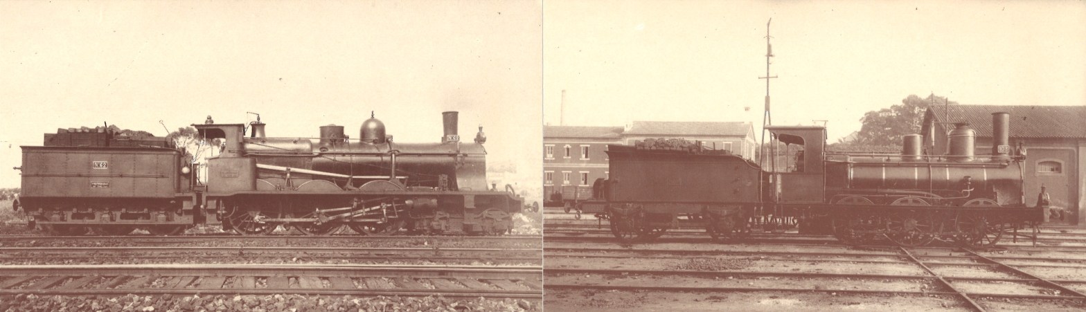 Locomotives CP 62 em and CP 103 em (ca. 1900)